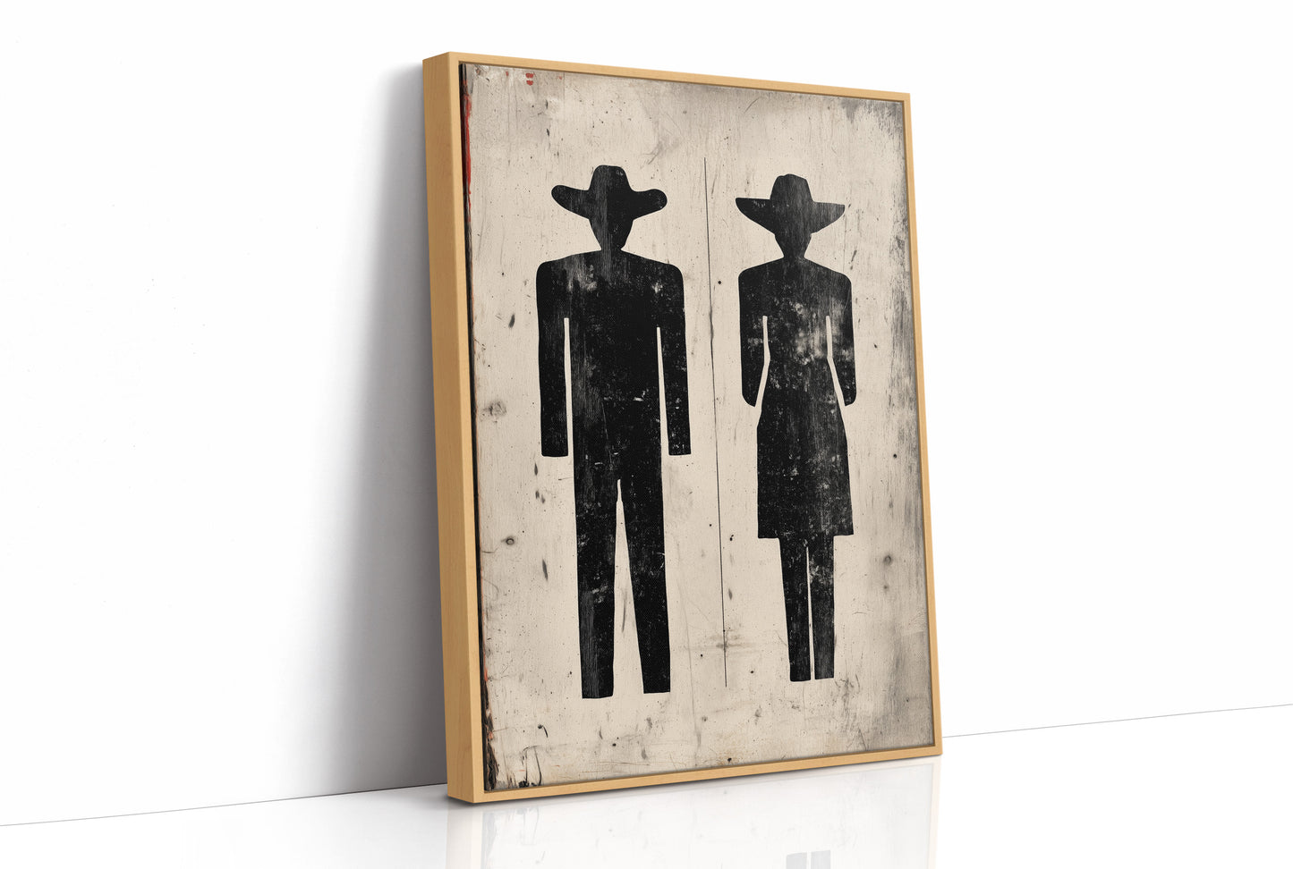 Western Restroom Silhouettes