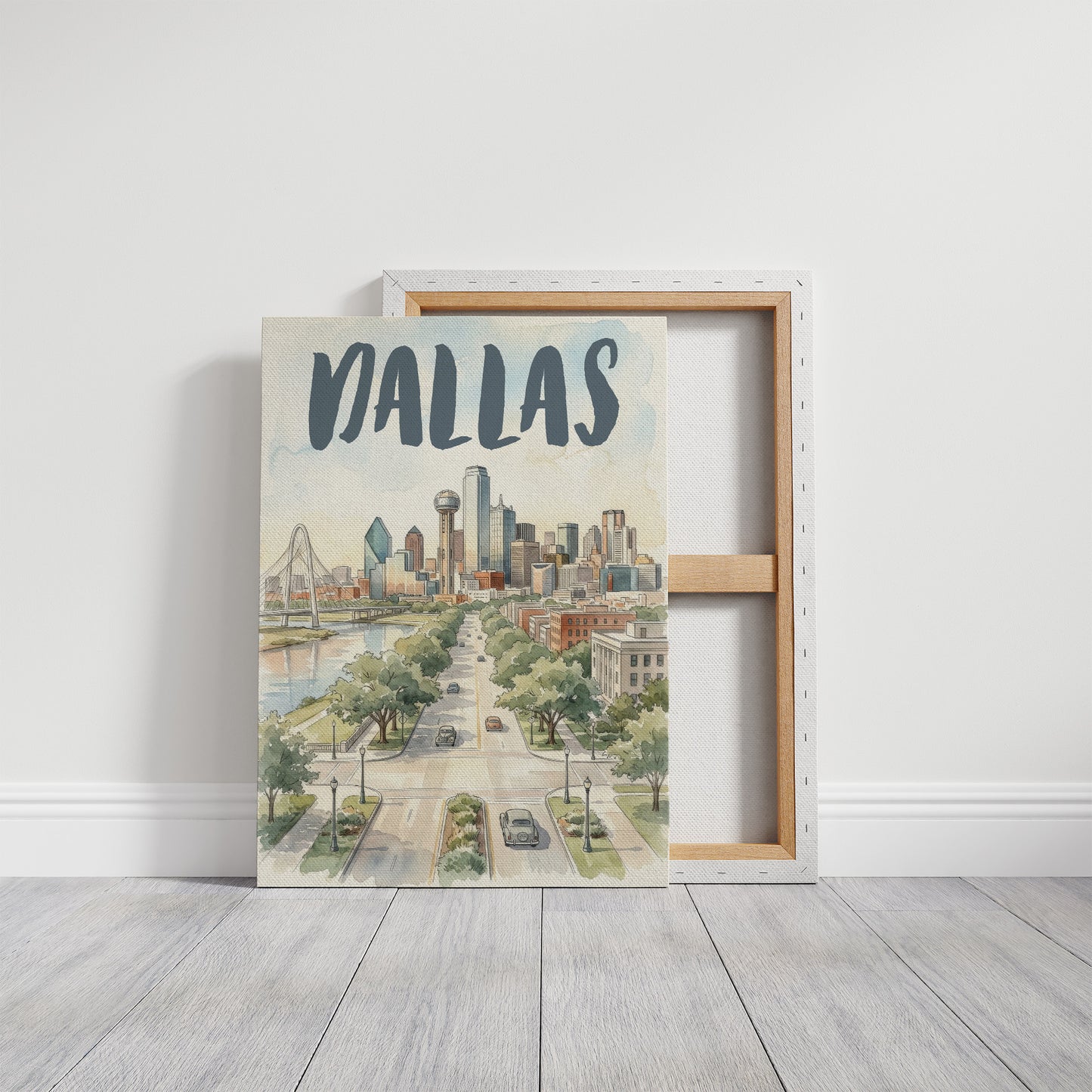 Dallas in Watercolor