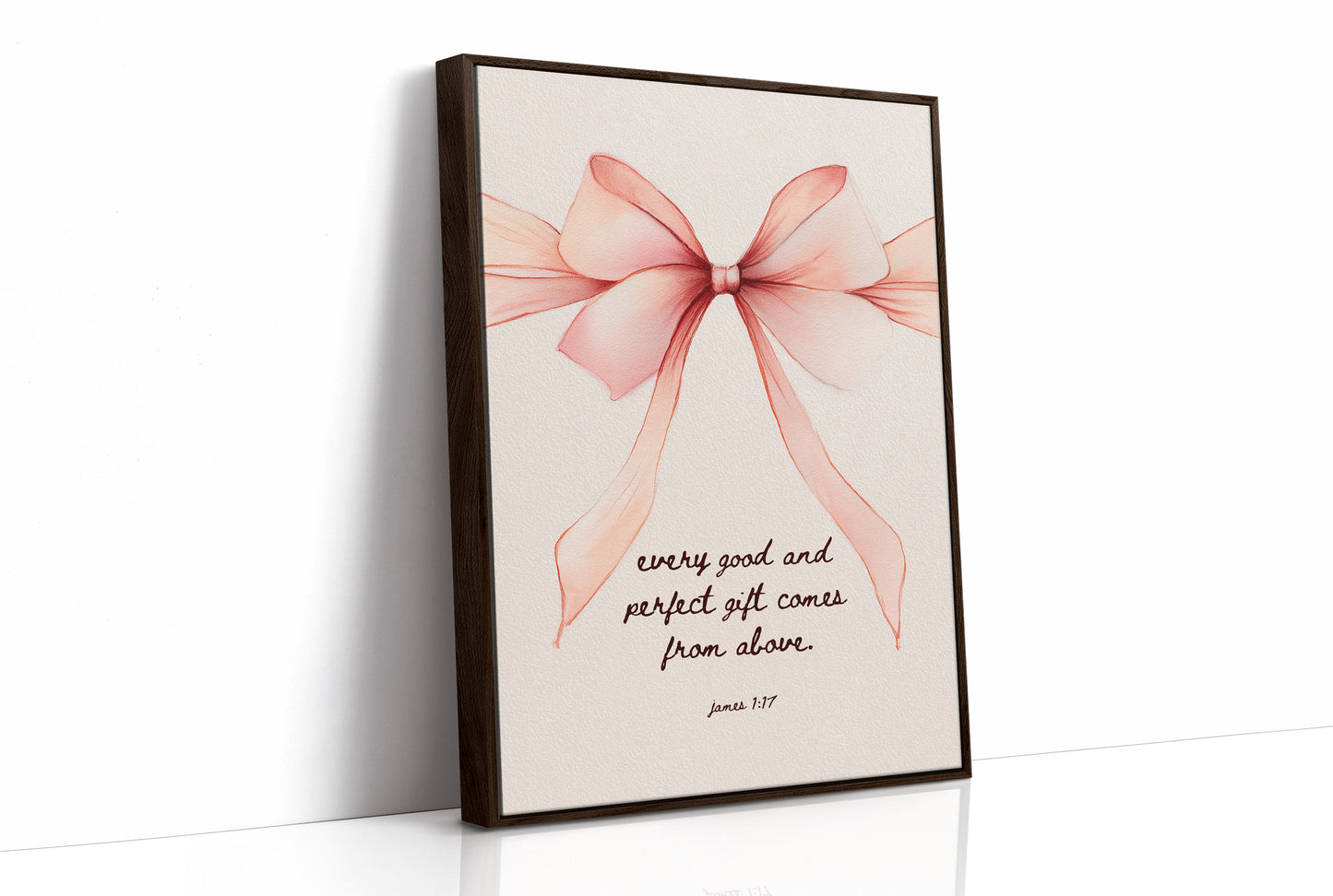 Coral Ribbon Carries Sacred Promise