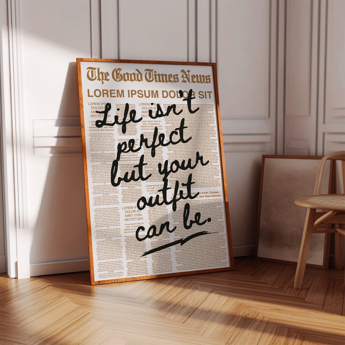 Headlines Dance Through Morning Light