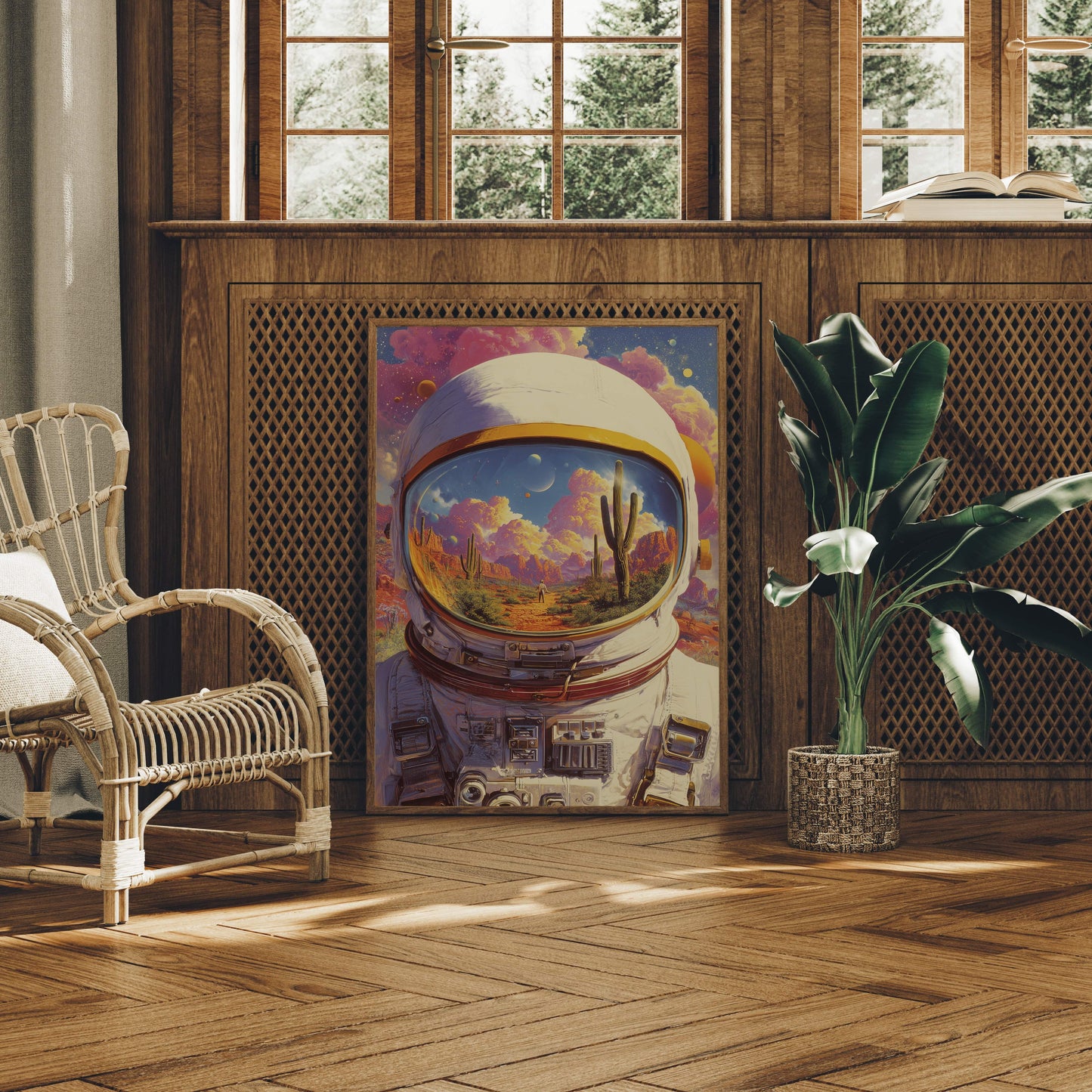 Space Cowboy's Desert Dream Reflection