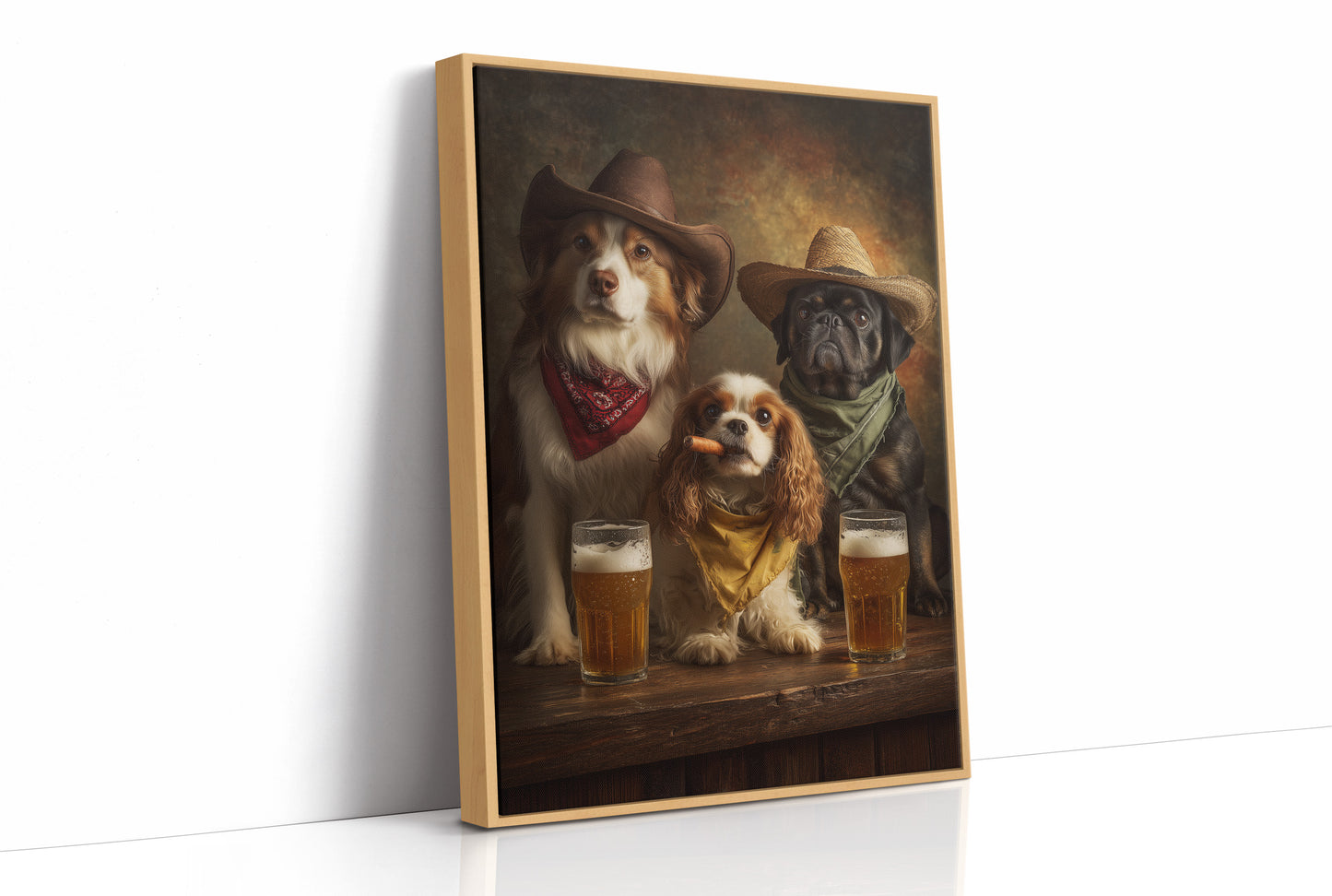 Three Dogs at Sundown Saloon
