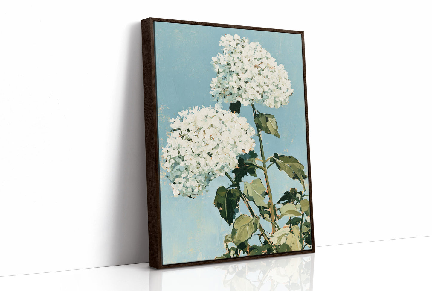 White Hydrangea Sky Bloom