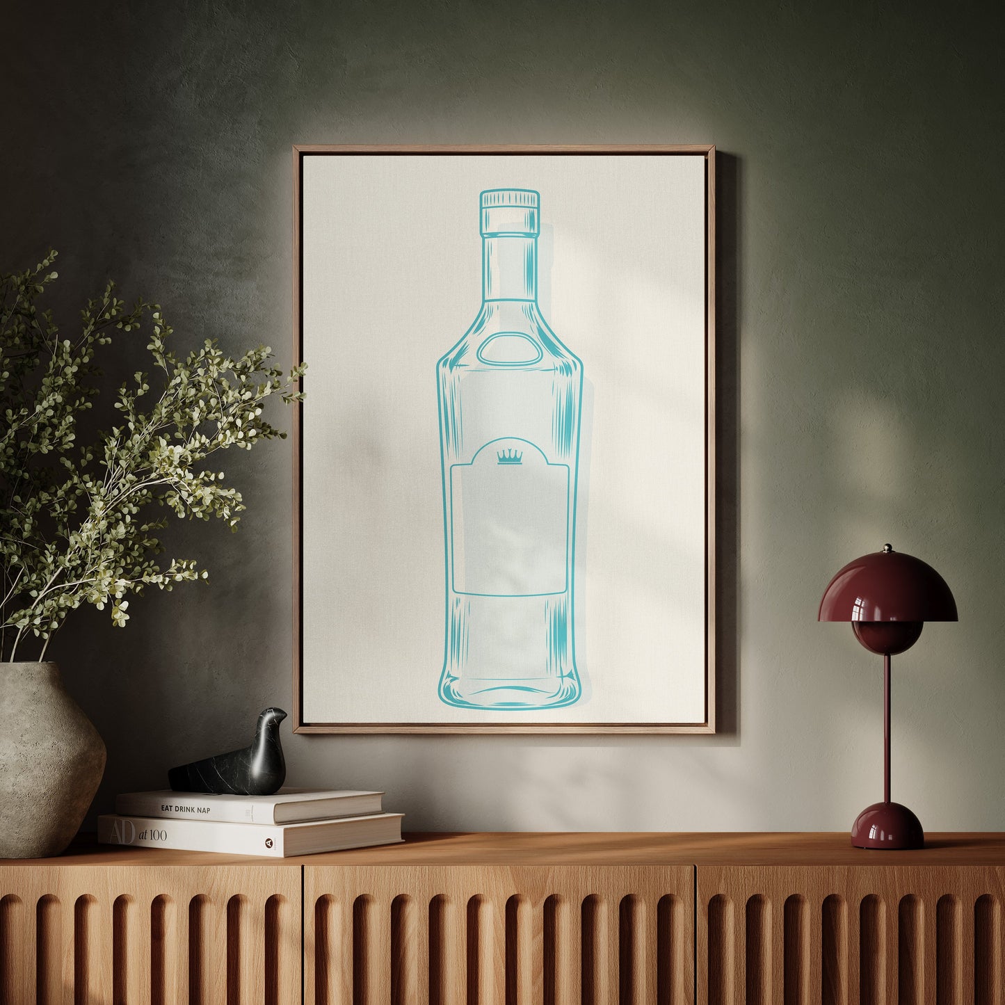 Azure Glass Catches Morning Light