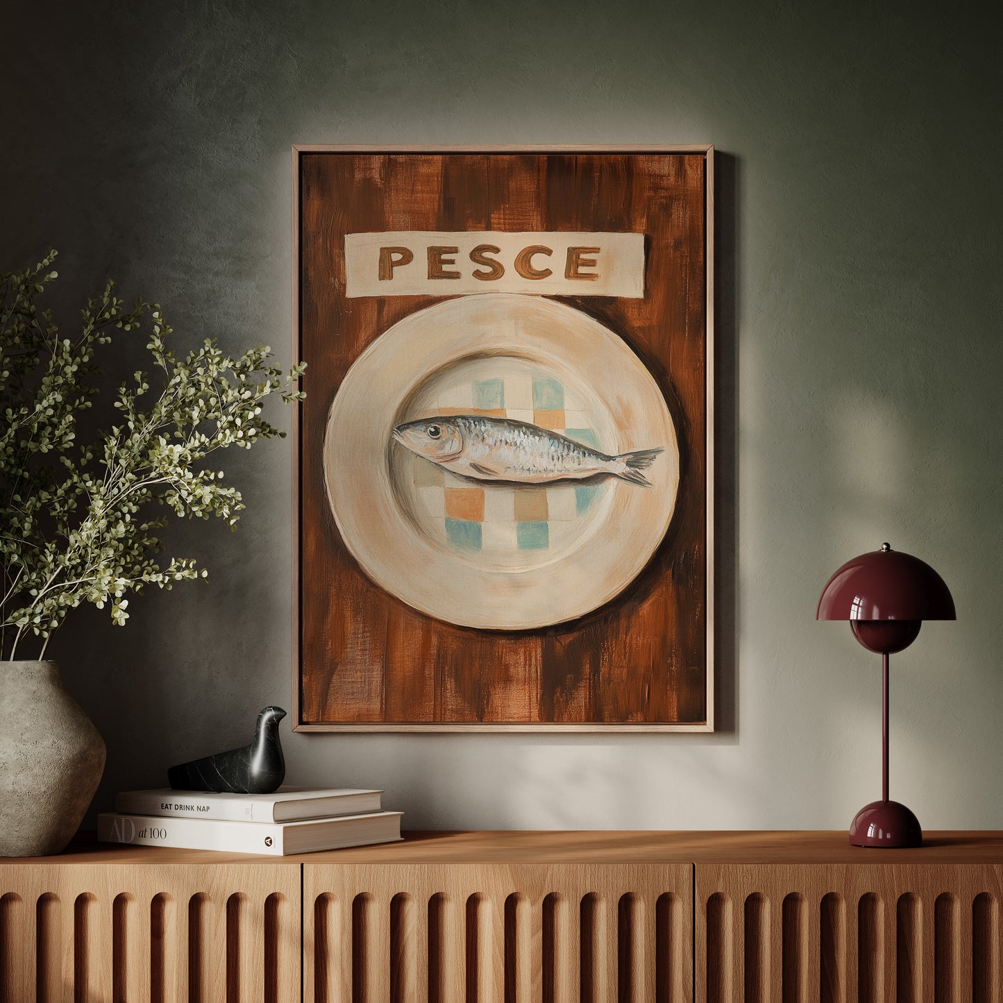 Pesce on a Checkered Plate