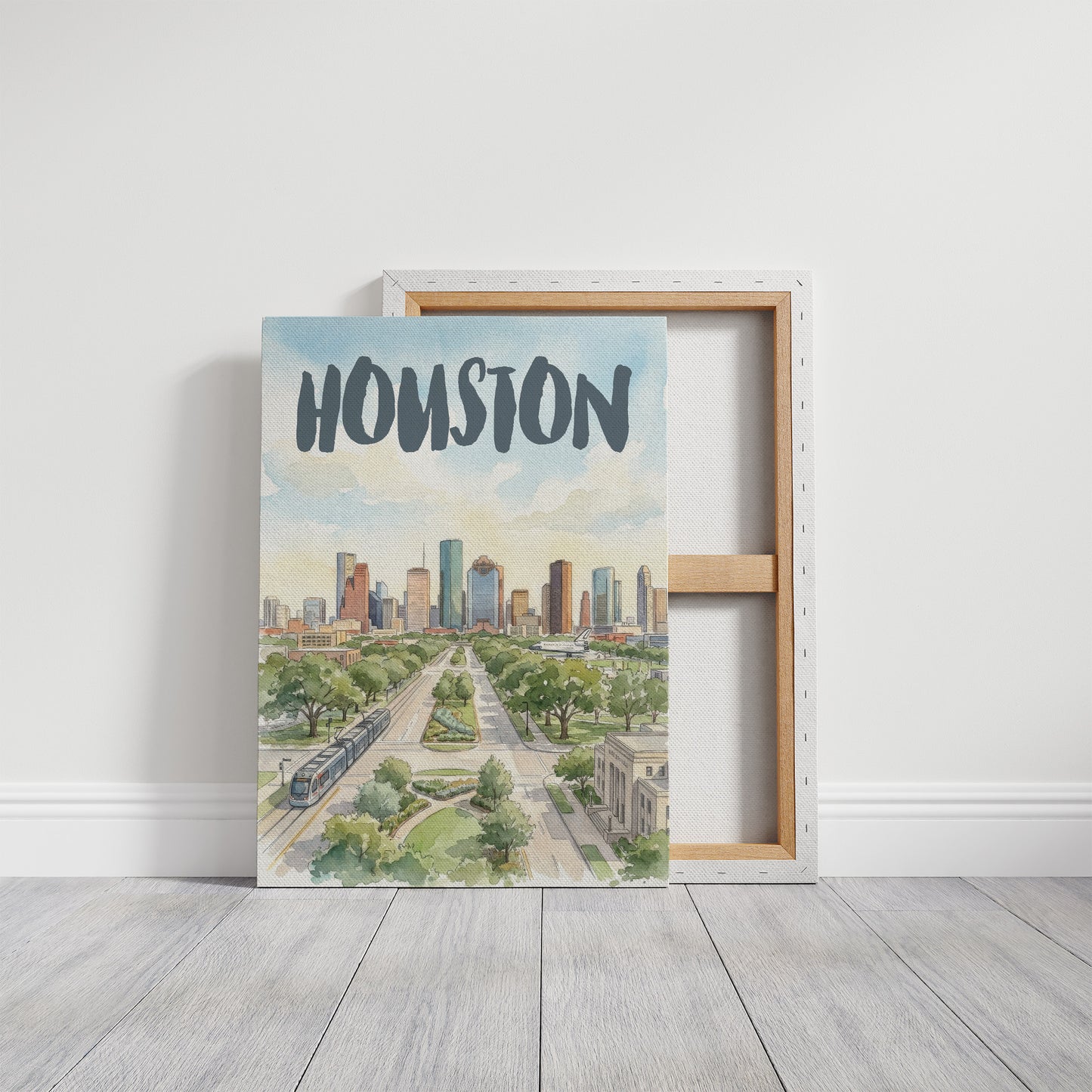 Houston in Watercolor