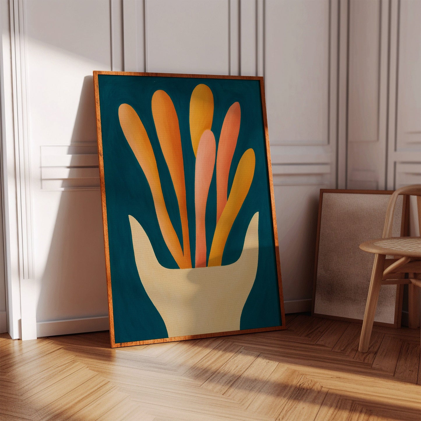 Sunlit Fingers Reach For Sky