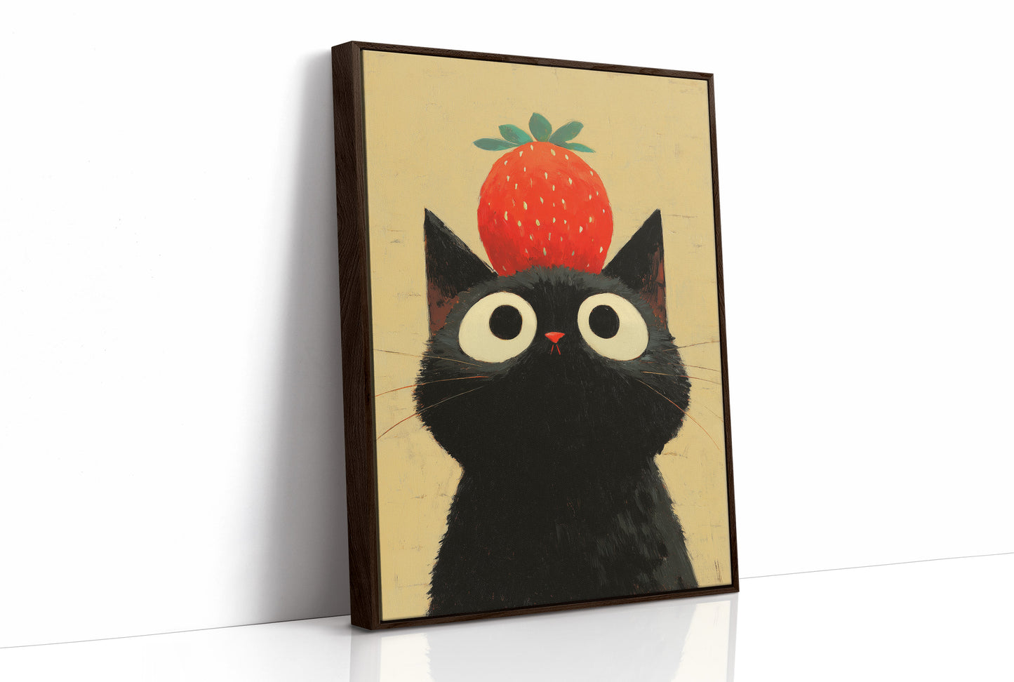 Black Cat Dreams Of Strawberry Days