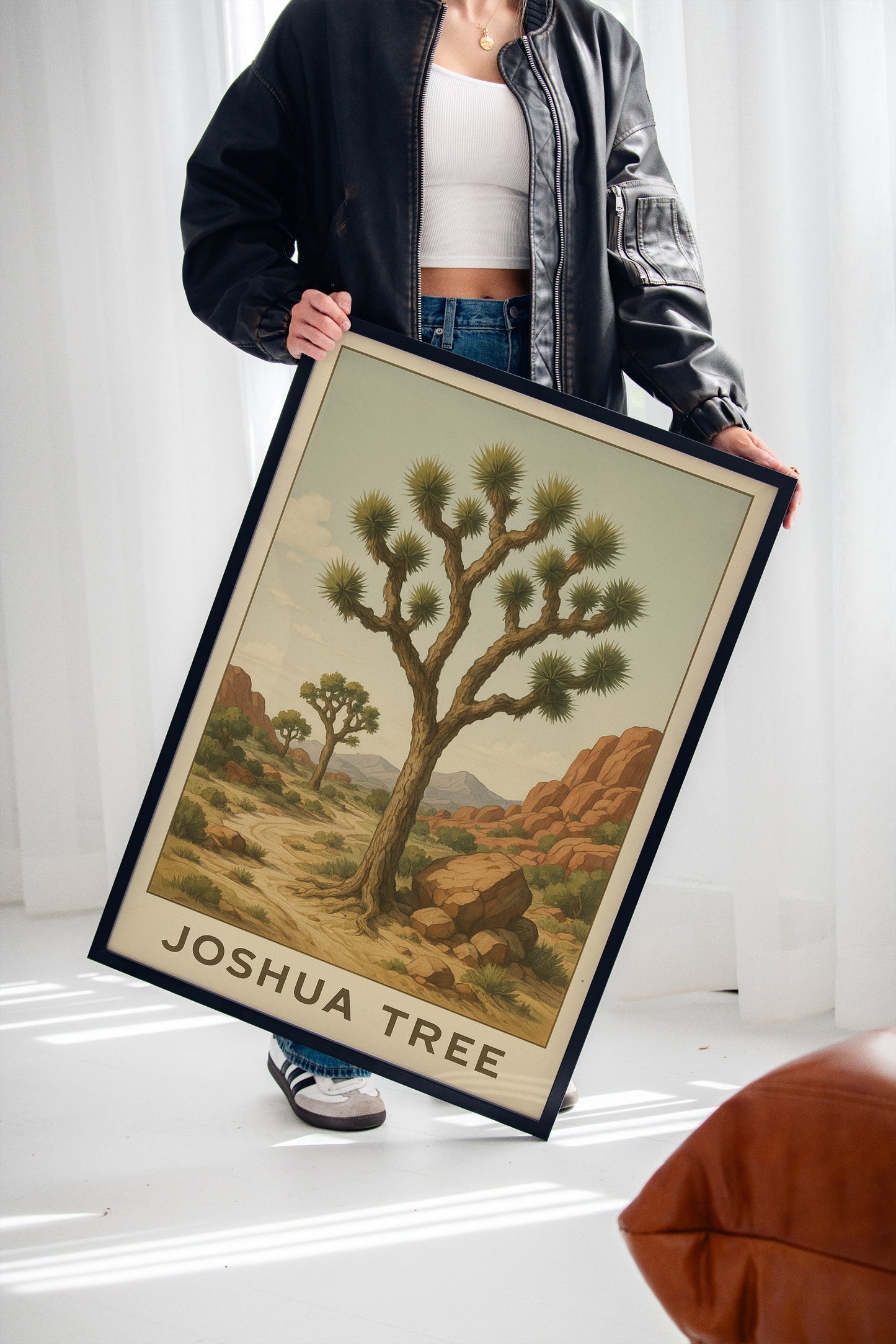 Joshua Tree Desert Landscape Art Print