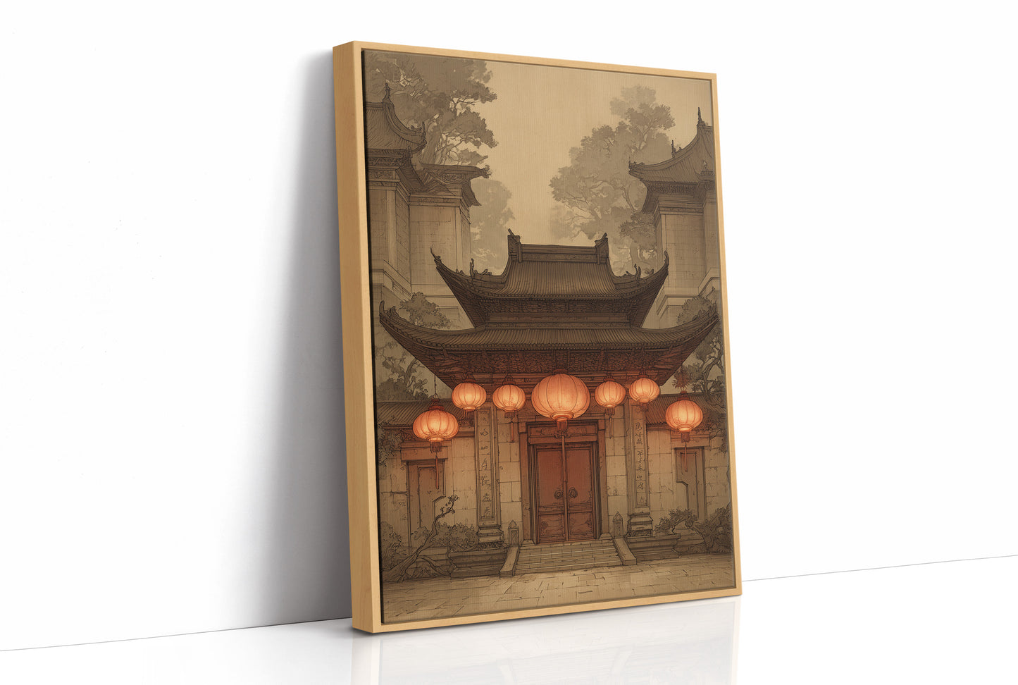 Lanterns at the Temple Gate