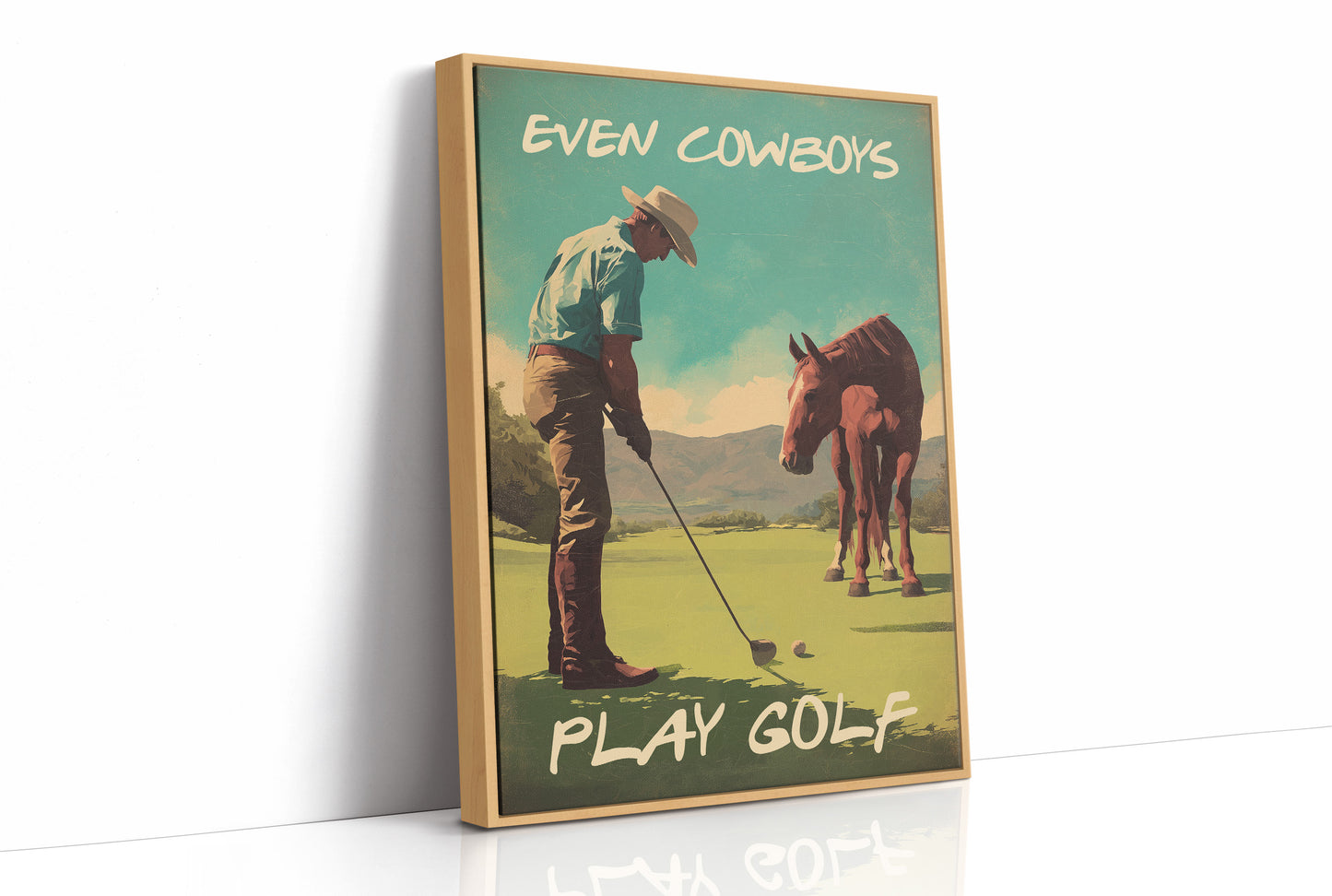 Even Cowboys Play Golf