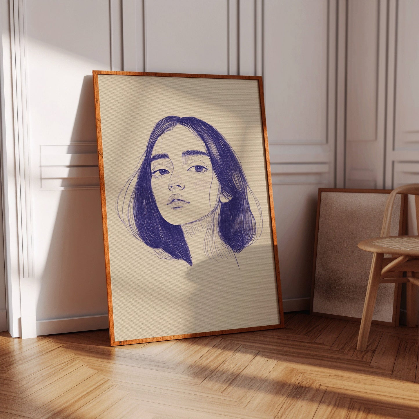 Indigo Lines Tell Silent Stories