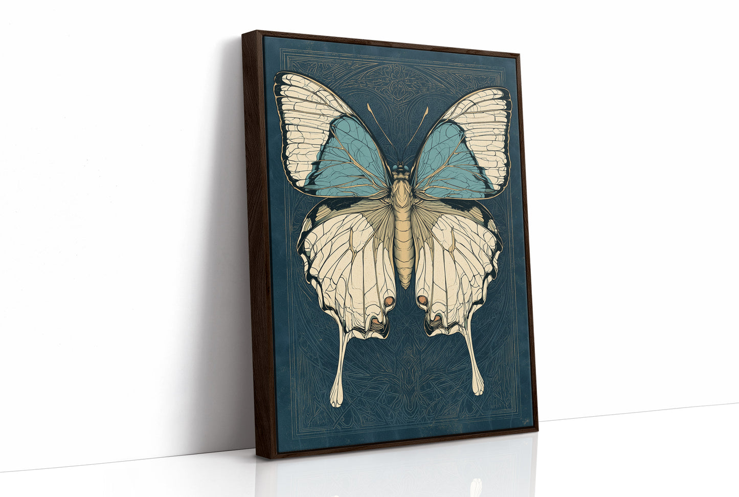 Swallowtail Symmetry: An Art Deco Butterfly Study