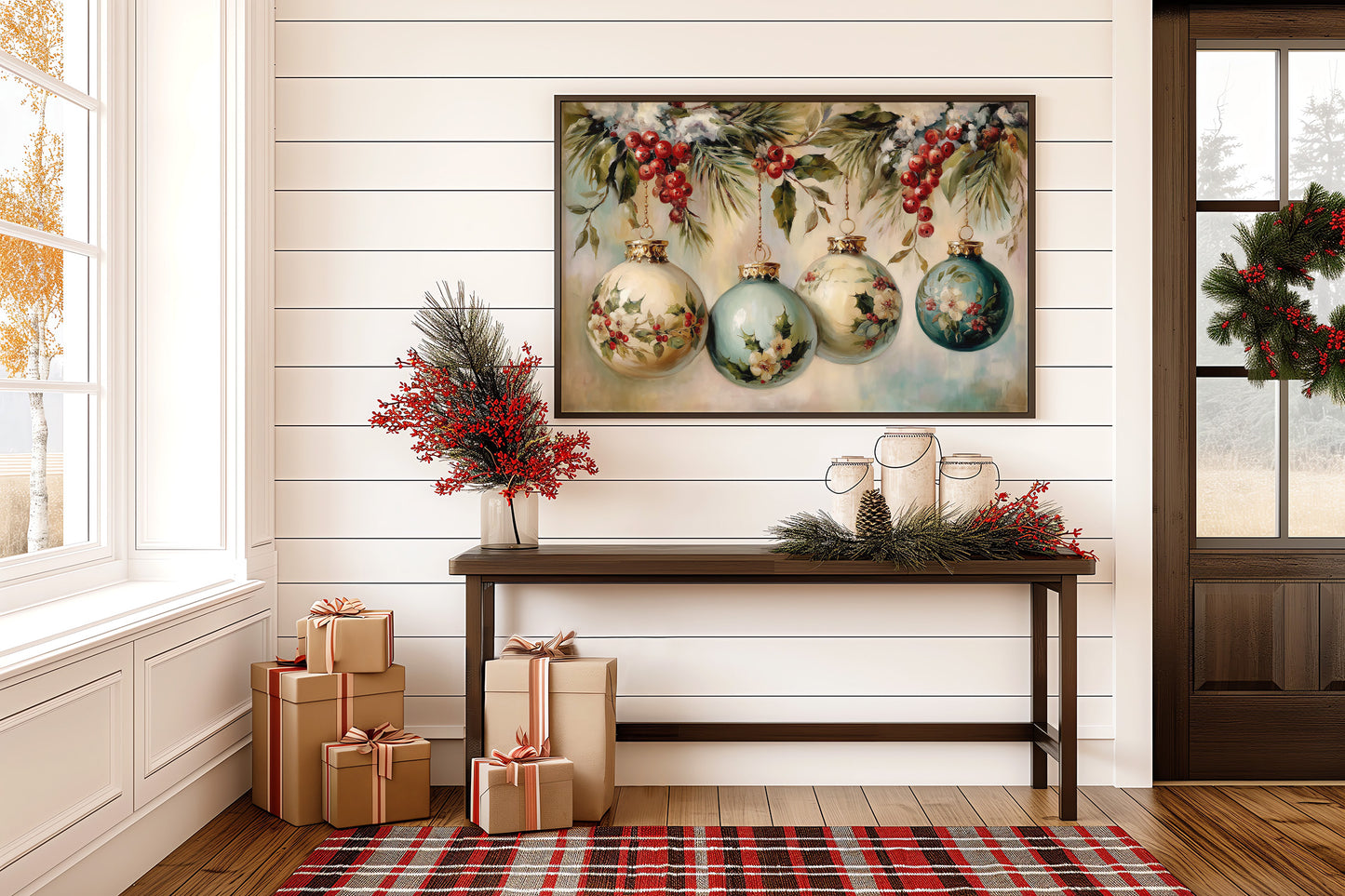 Vintage Ornaments Paint December's Story