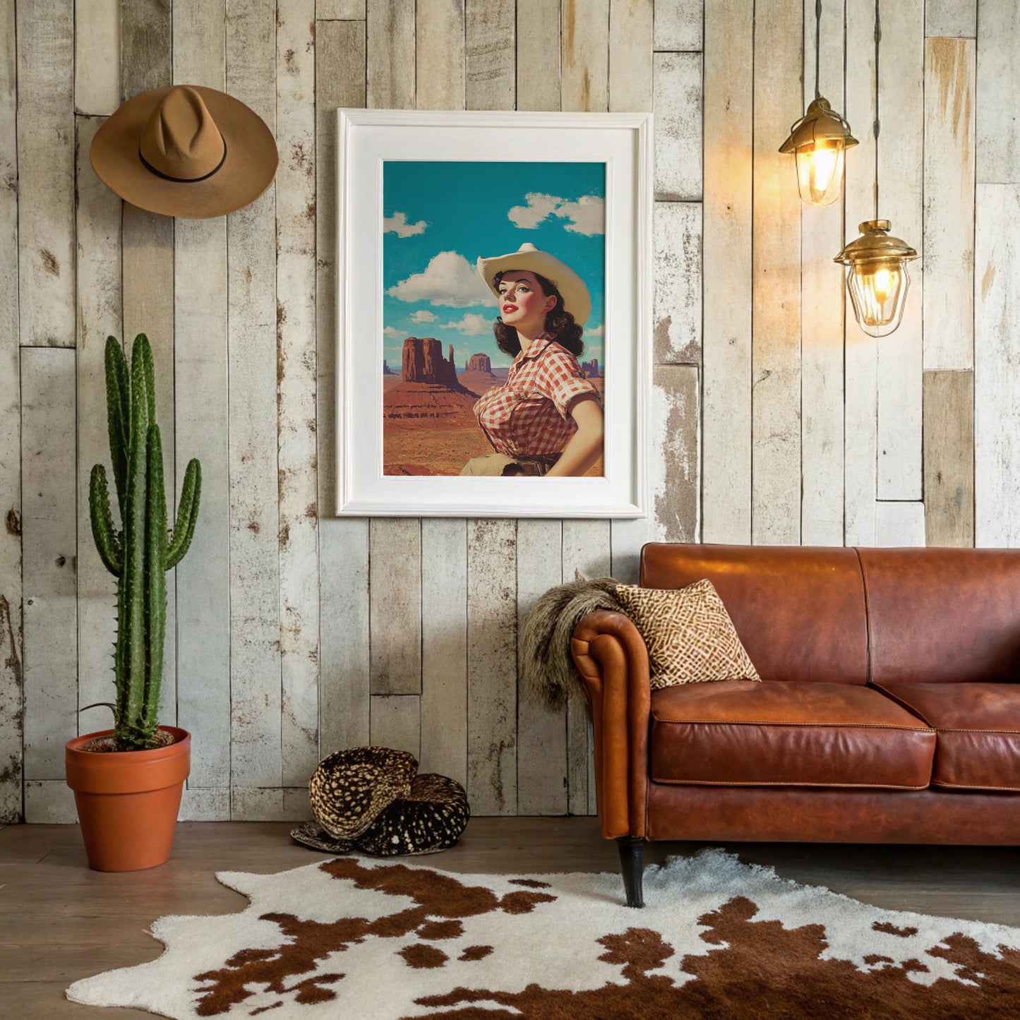 Red Gingham Meets Monument Valley