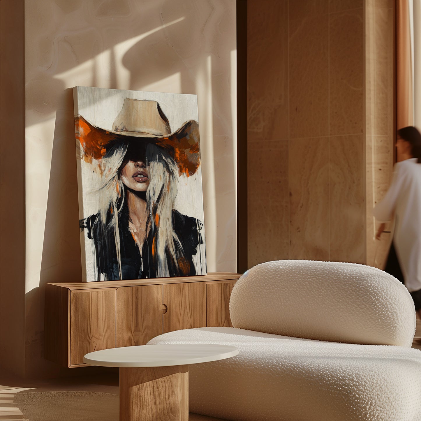 Western Edge - Bold & Fearless Cowboy Chic Canvas Art