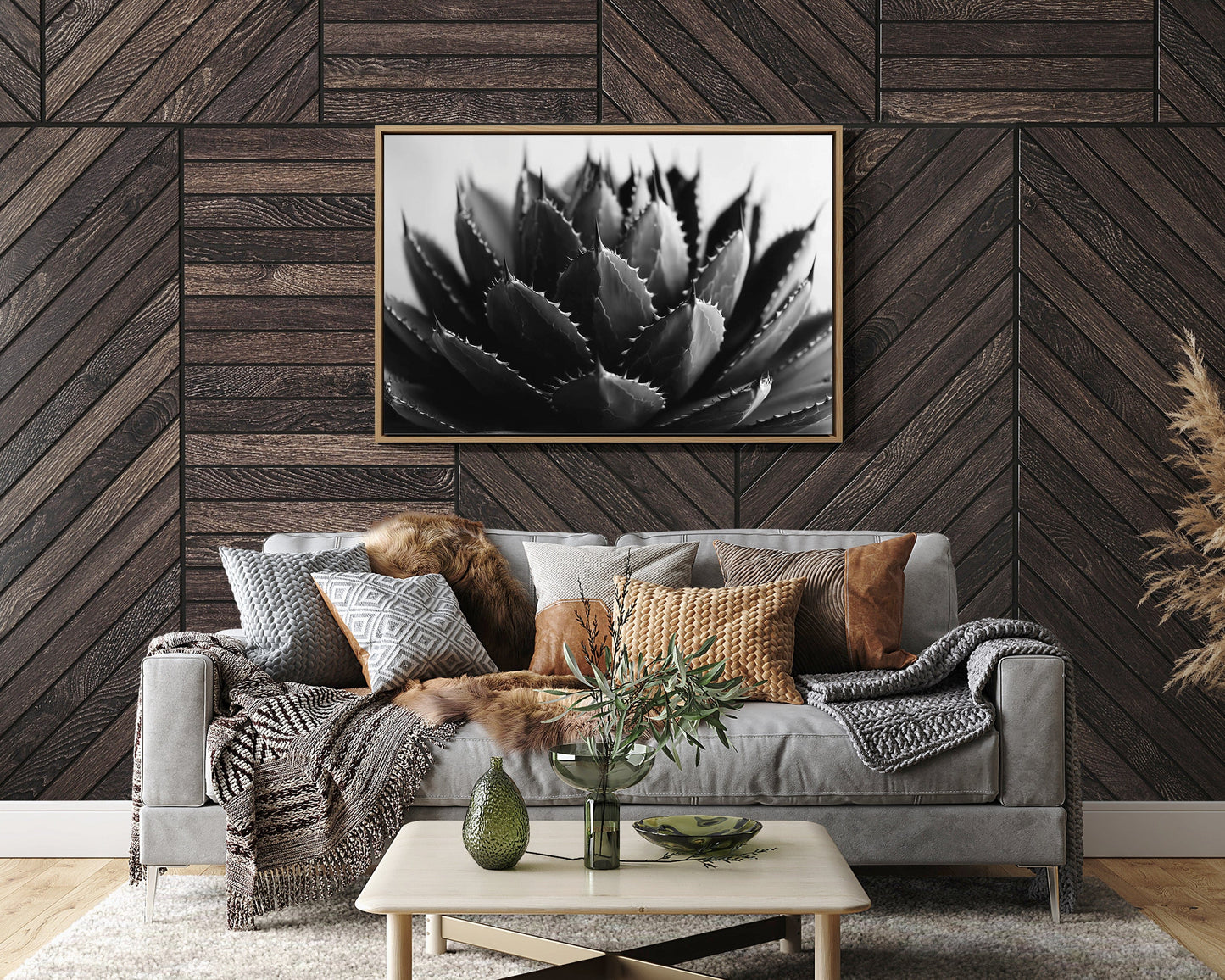 Desert Spines Dance In Moonlight