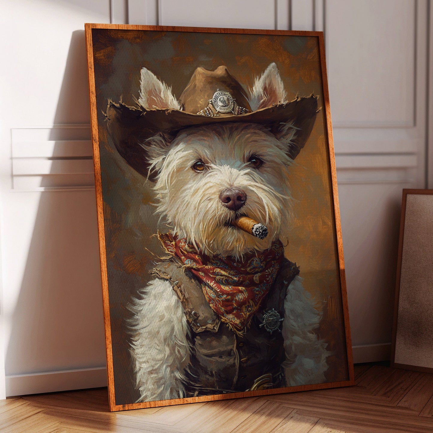 West Highland White Terrier Gunslinger