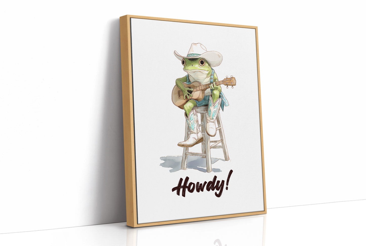 Cowboy Frog Howdy