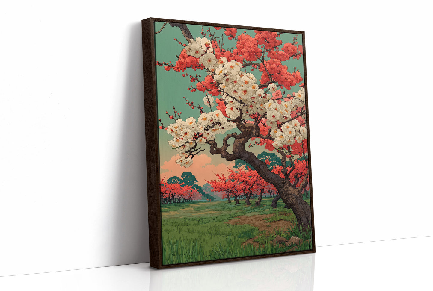 Cherry Blossoms Above Evening Spirits