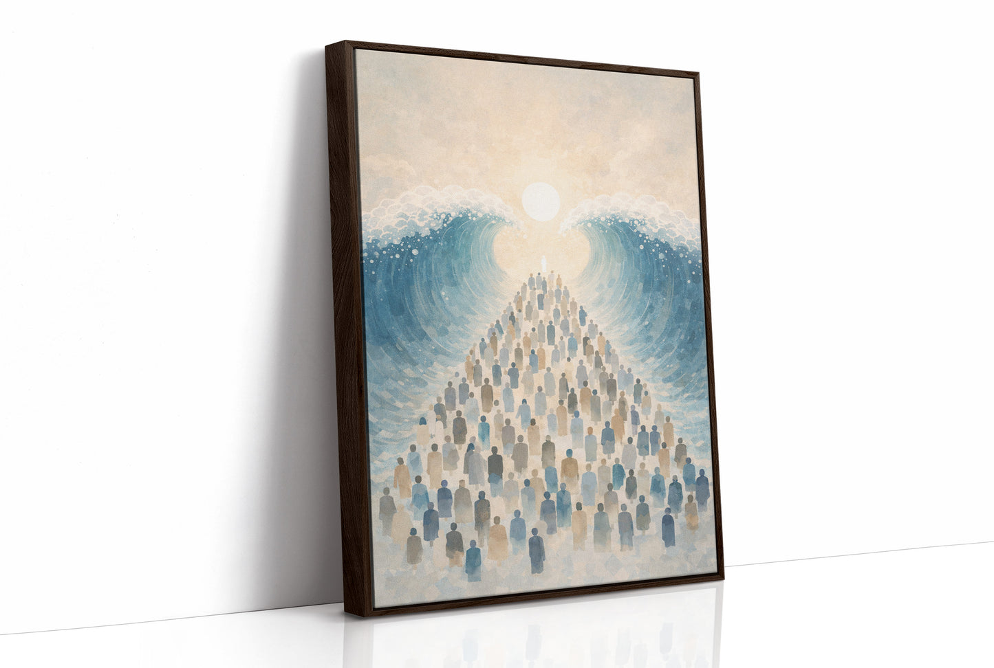 Exodus Through Parted Waters