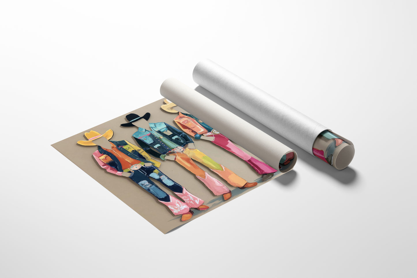 Rhinestone Cowboys Paint Pastel Days