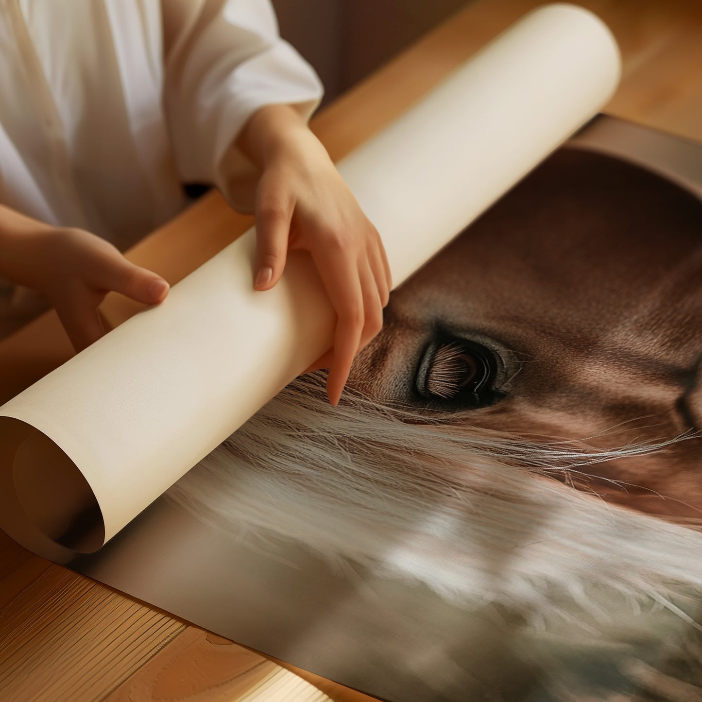 Golden Dusk and Gentle Eyes