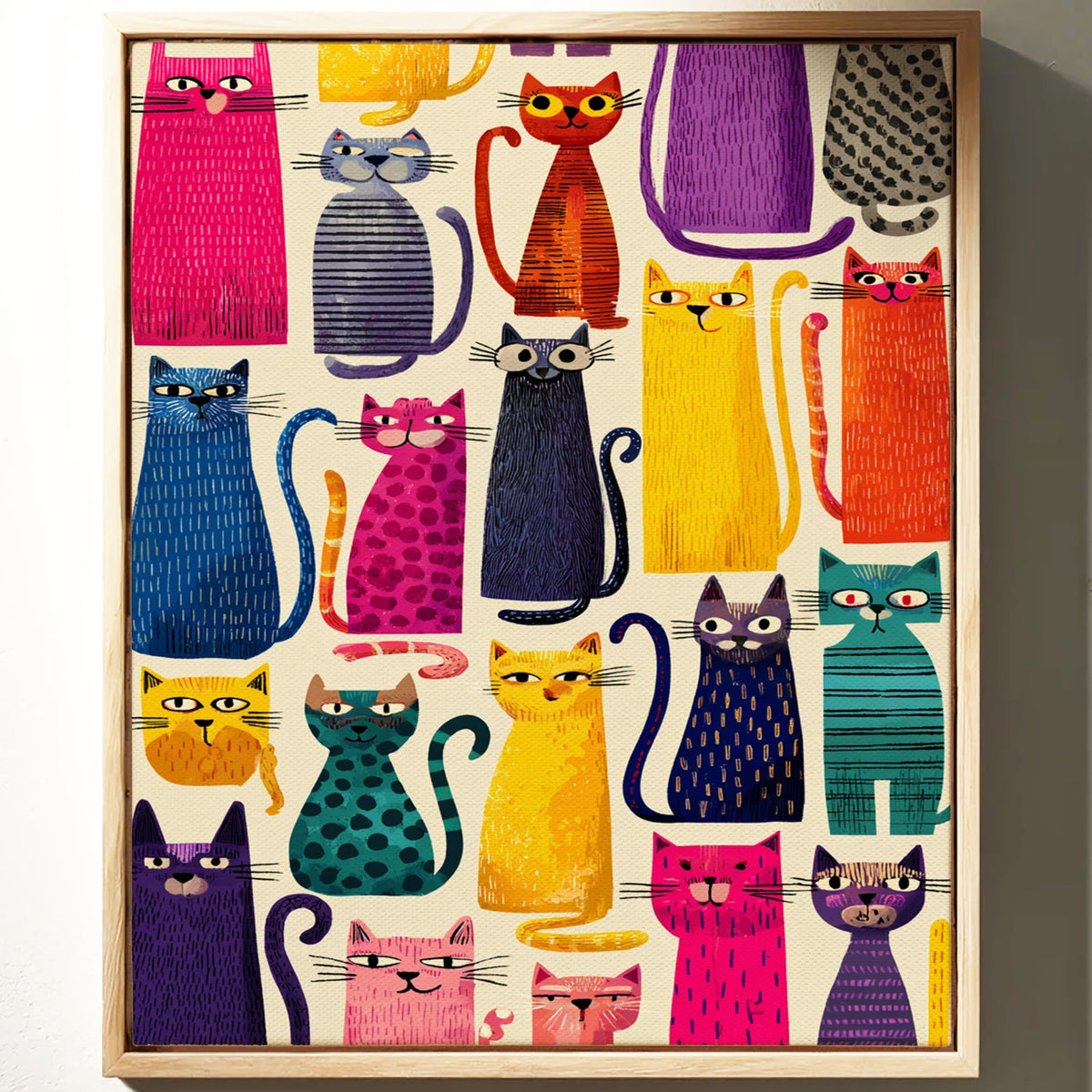 Feline Fiesta in Color