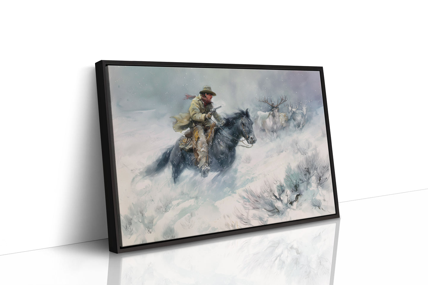 Wild Chase Through Winter Storm