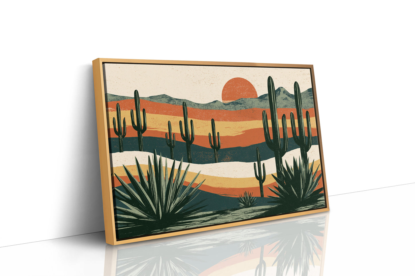 Striped Sunset Cactus Grove