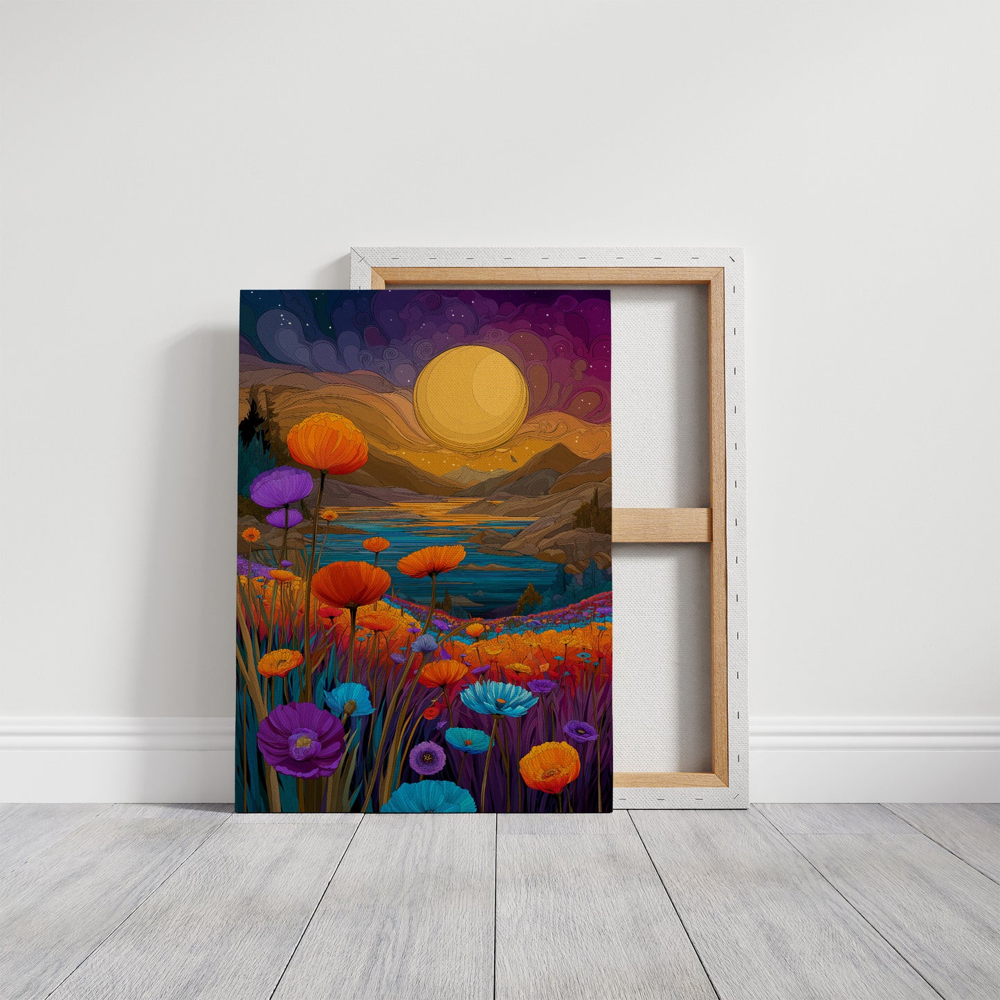 Poppies Bow To Golden Tide