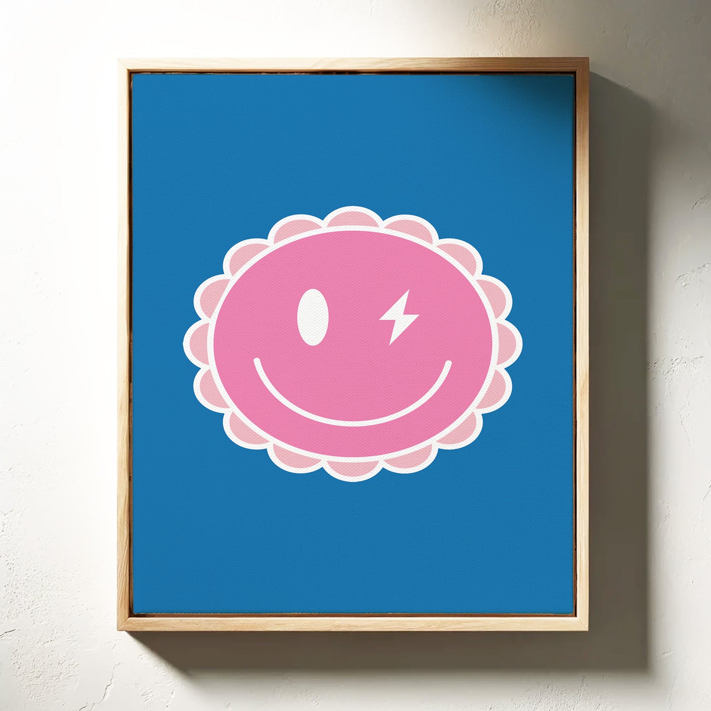 Pink Lightning Winks At Summer Sky