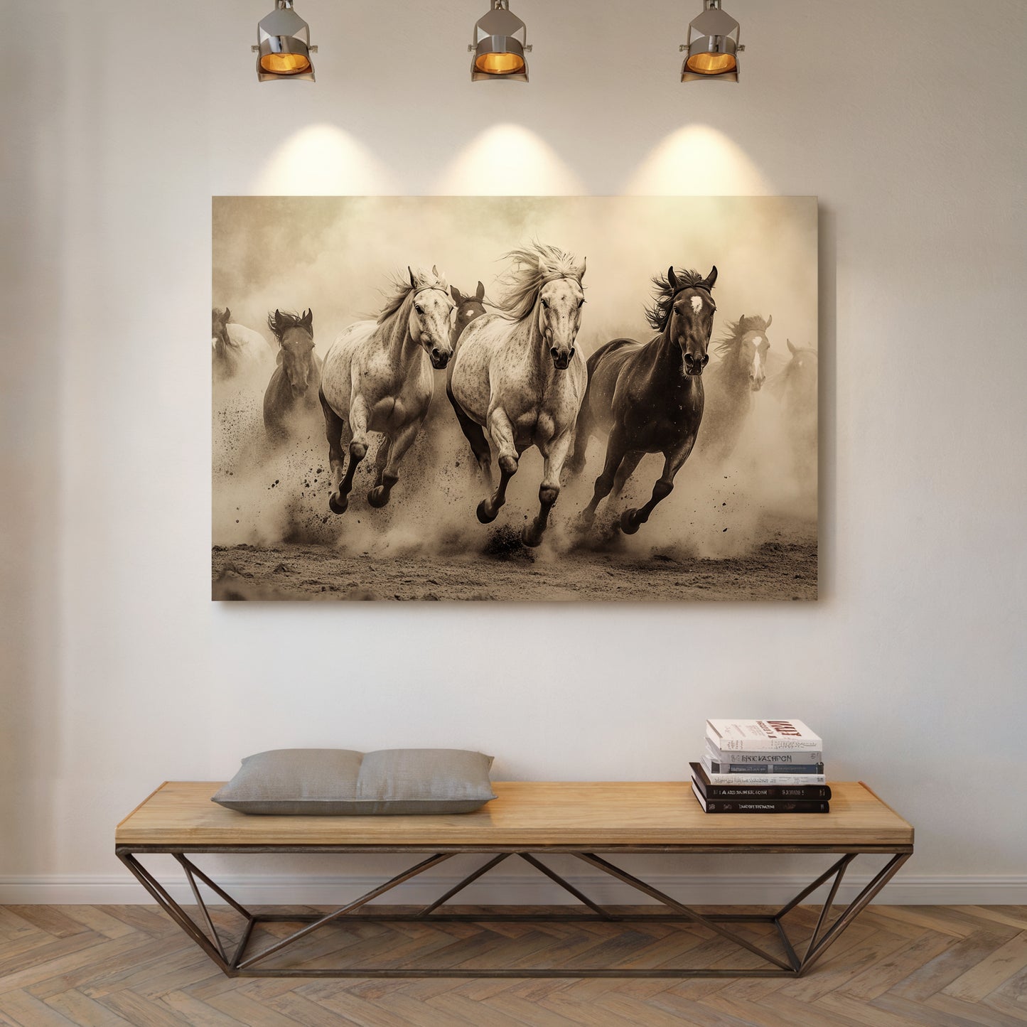 Thunder Hooves Chase Desert Wind