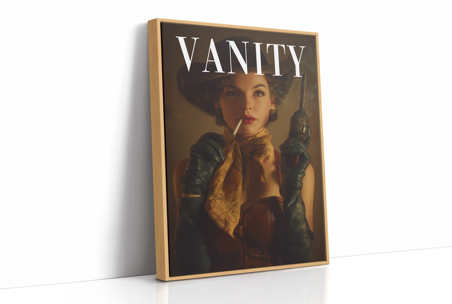 Vanity Western Cowgirl Portrait
