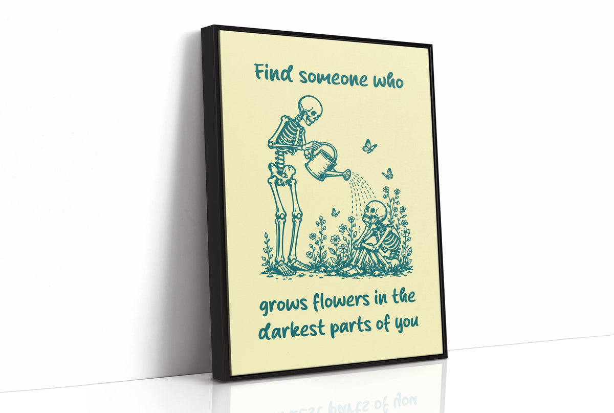 Find Someone Who Waters You, Teal Bloom