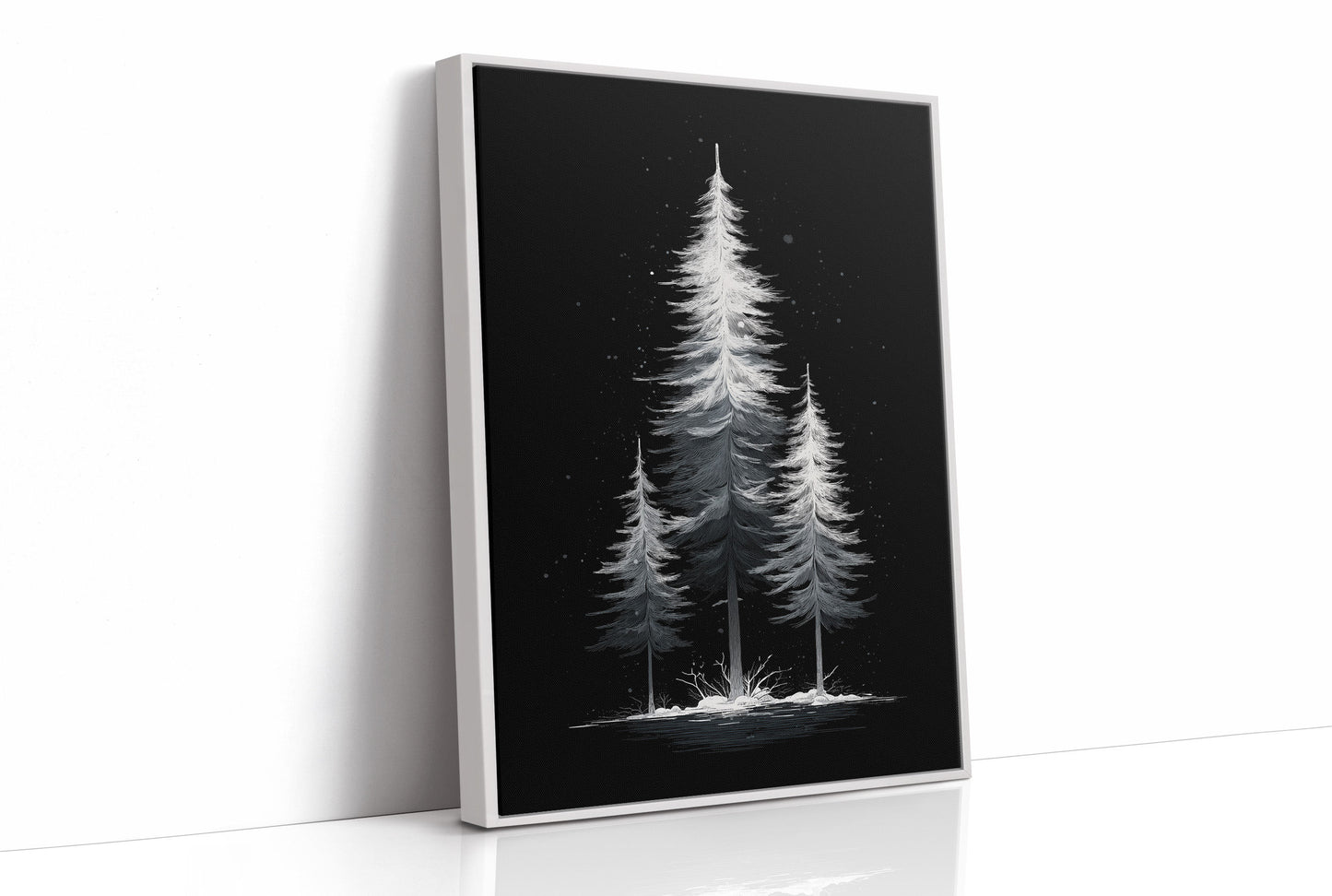 Moonlit Pines Paint Winter's Story