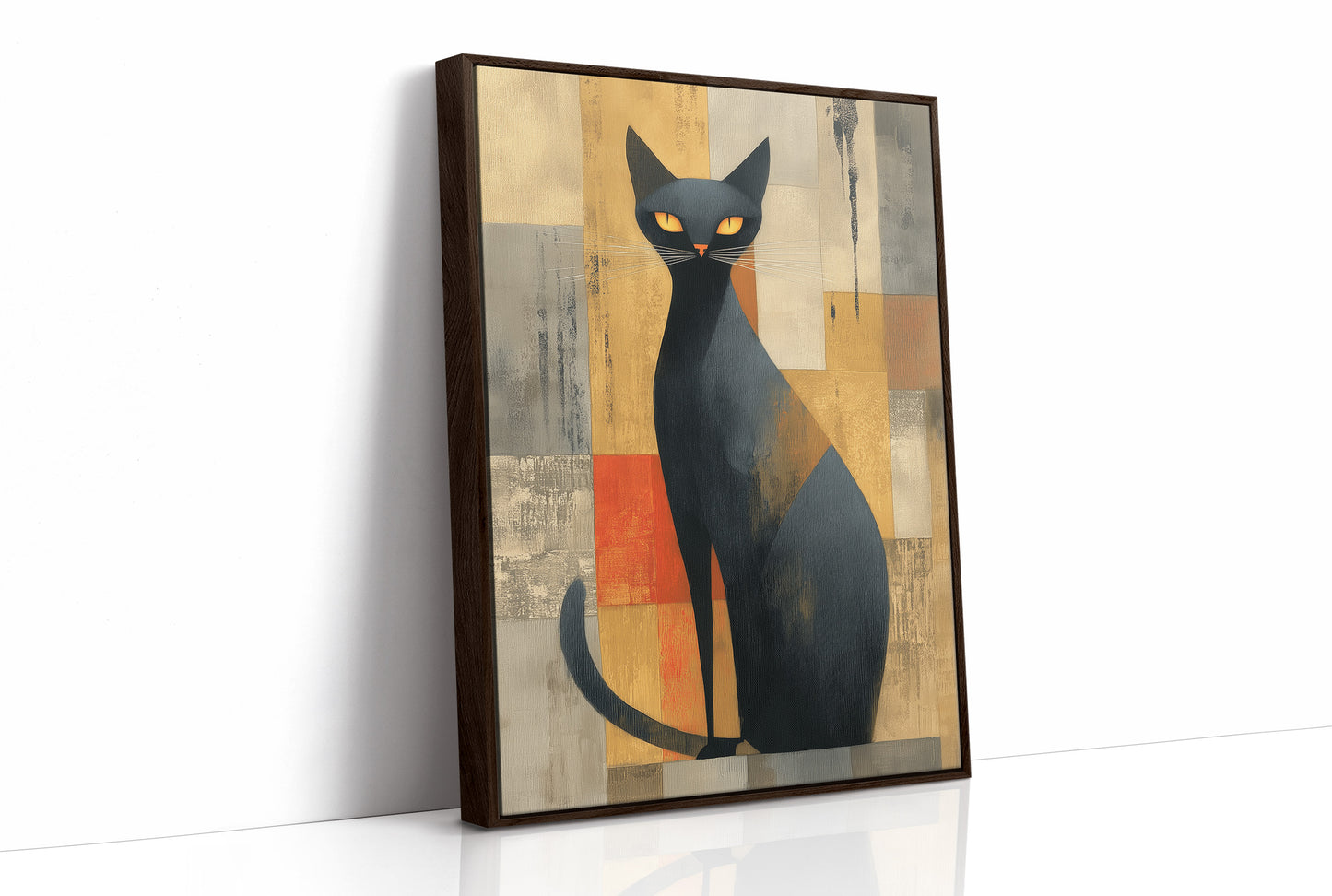 Midnight Cat Guards The Bar