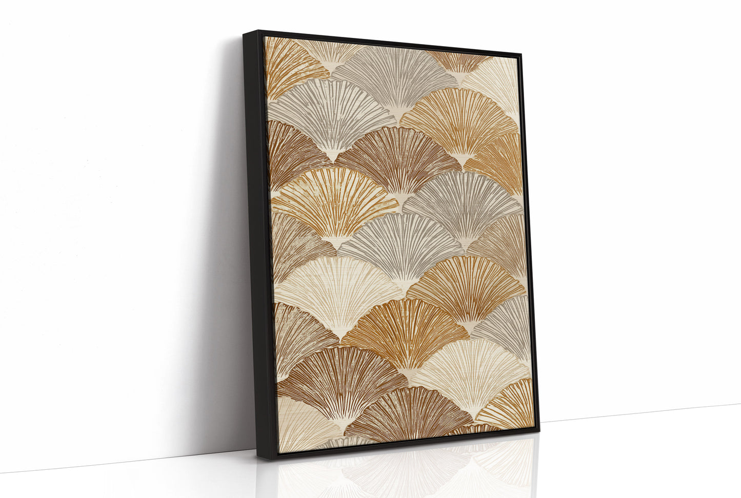 Golden Fans Unfold In Rhythm