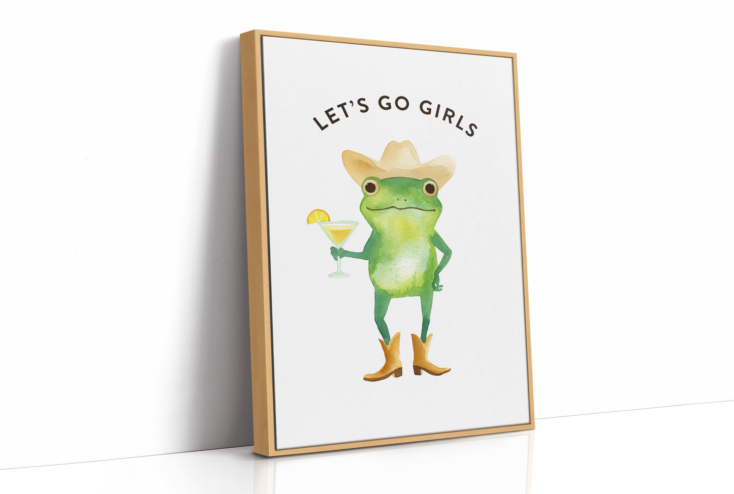 Lets Go Girls Cowgirl Frog
