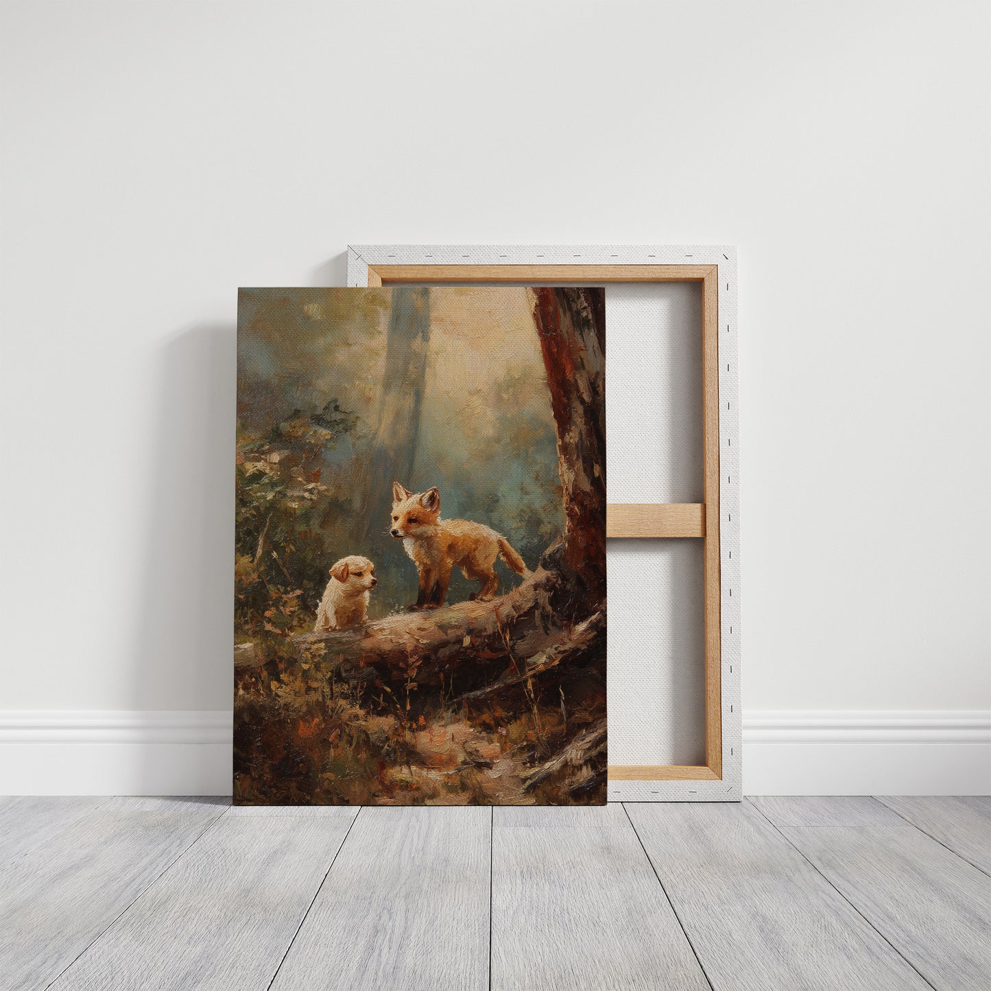 Forest Friends Find Fallen Pine
