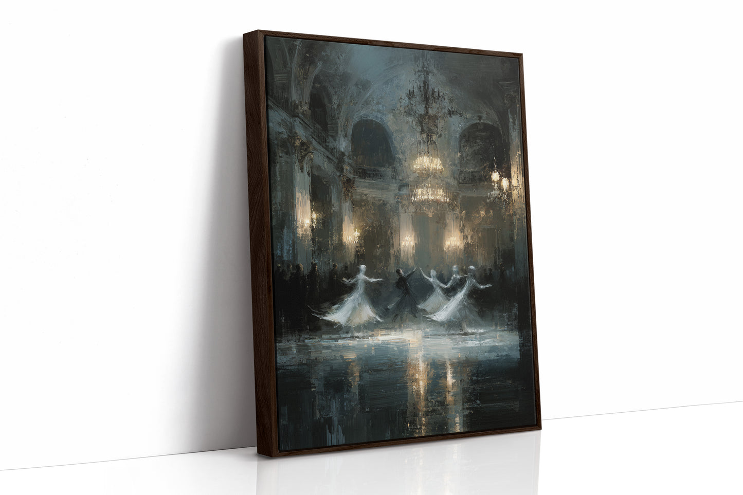 Glistening Steps Under Crystal Light