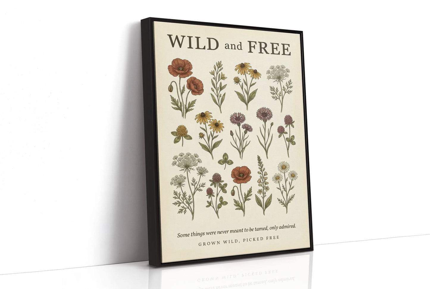 Wild and Free: Vintage Wildflower Chart