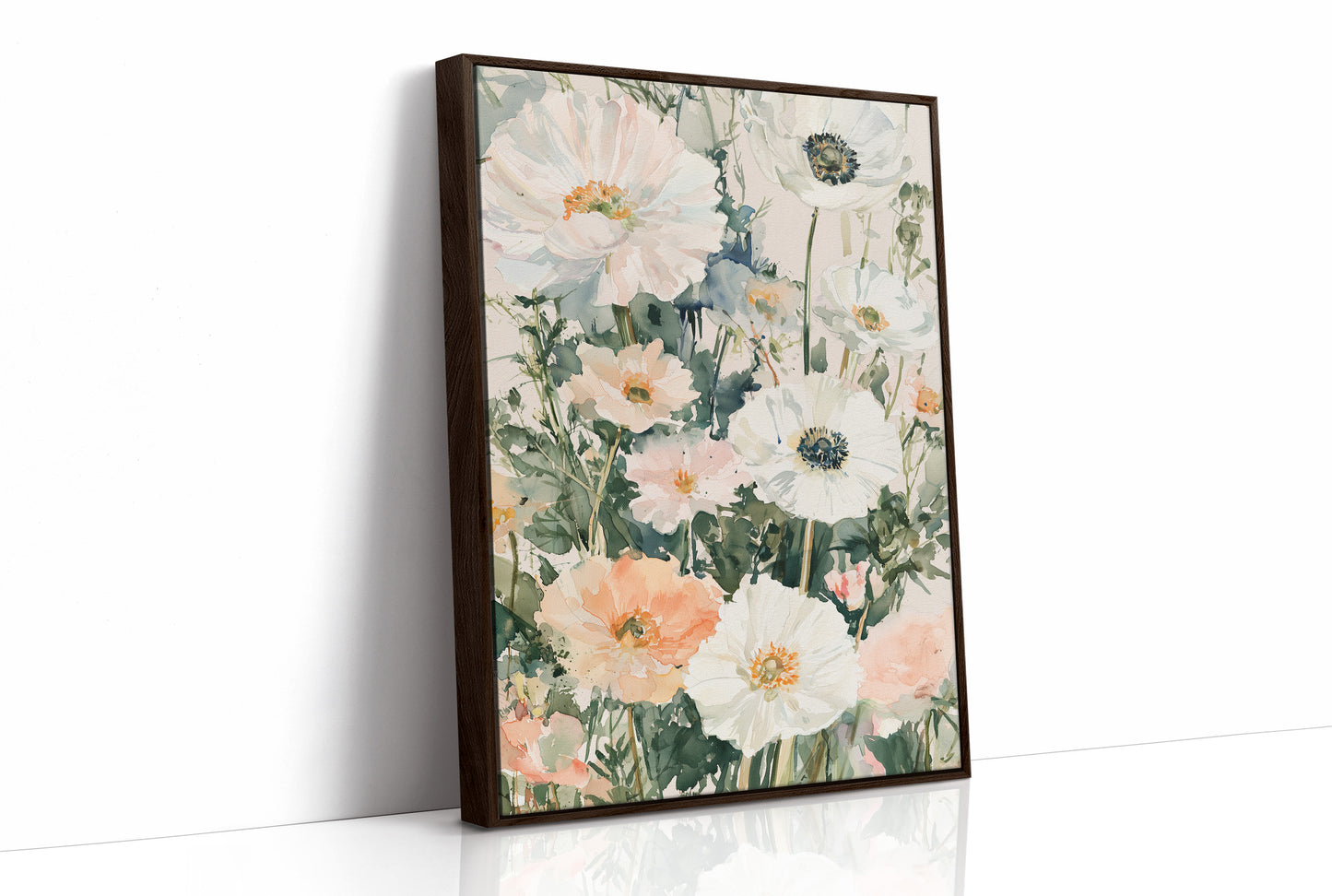 Anemones in Watercolor Bloom
