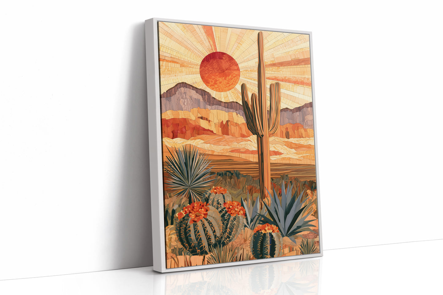 Desert Bloom At First Light