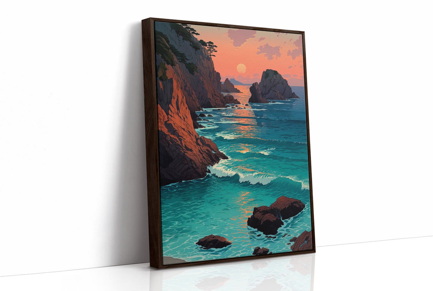 Coastal Cliffs Paint Summer's Farewell