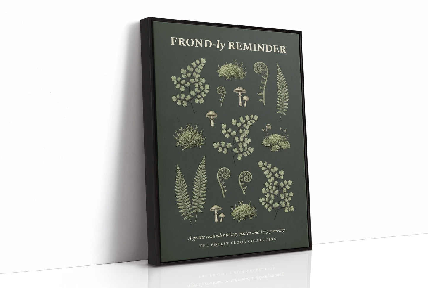 Frond-ly Reminder: Vintage Fern & Moss Chart