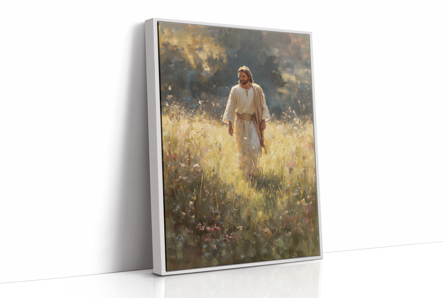 Radiant Path Through Golden Meadow
