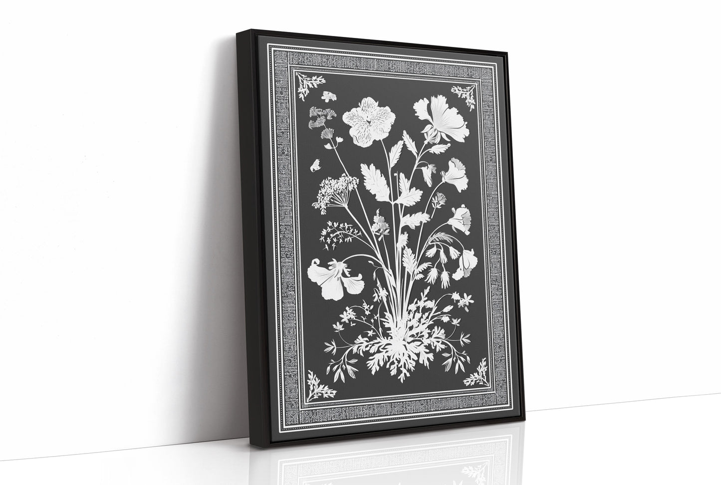 Botanist's Journal In Negative Space