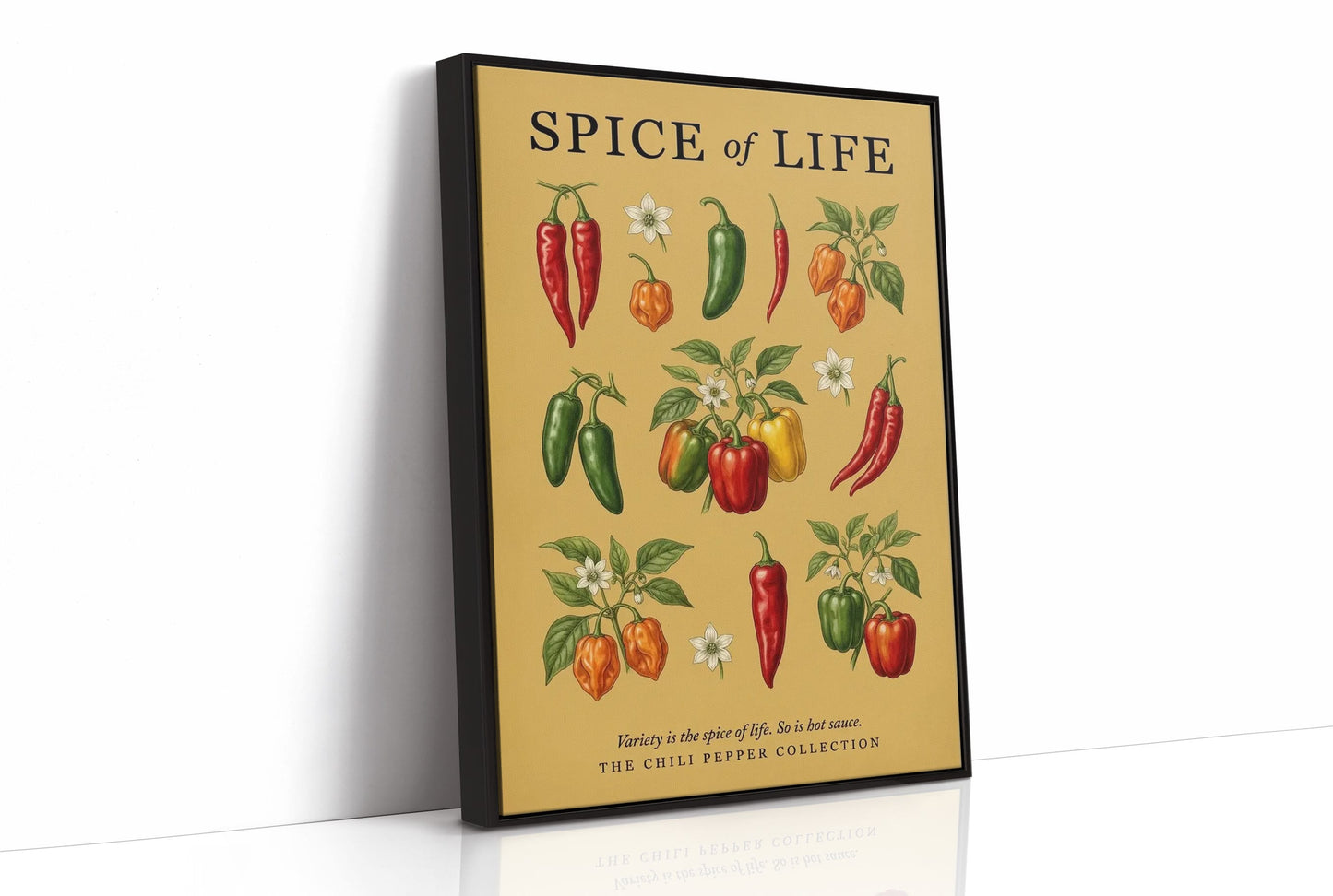 Spice of Life: Vintage Chili Pepper Chart