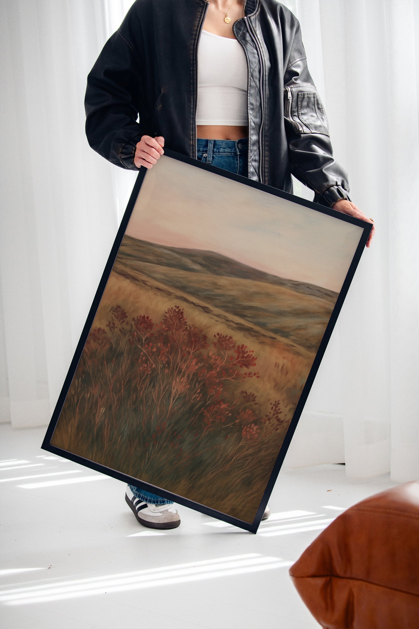 Crimson Sage at Golden Hour